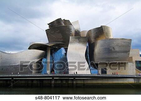 Guggenheim Museum, Bilbao. Biscay, Euskadi, Spain View Large Photo Image Stock Photo - Guggenheim Museum, Bilbao. Biscay, Euskadi, Spain. Fotosearch