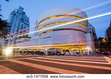 Guggenheim Museum by architect Frank Lloyd Wright, Fifth Avenue, Manhattan, New York City, New York, USA. View Large Photo Image Stock Photo - Guggenheim Museum by architect Frank Lloyd Wright, Fifth Avenue, Manhattan, New York City, New York, USA.. Fotosearch
