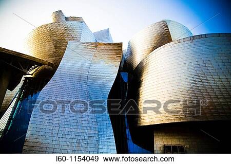 Guggenheim Museum, by Frank O Gehry Bilbao Spain View Large Photo Image Stock Photo - Guggenheim Museum, by Frank O Gehry Bilbao Spain. Fotosearch
