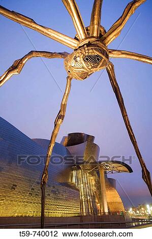 Guggenheim Museum in the evening, Bilbao. Biscay, Basque Country, Spain View Large Photo Image Stock Image - Guggenheim Museum in the evening, Bilbao. Biscay, Basque Country, Spain. Fotosearch