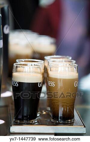 Guinnes pints of the bitter more drunk in the world Seventh floor in the Guinness Storehouse, the Gravity Bar Dublin, Leinster, Ireland, Europe View Large Photo Image Stock Photo - Guinnes pints of the bitter more drunk in the world Seventh floor in the Guinness Storehouse, the Gravity Bar Dublin, Leinster, Ireland, Europe. Fotosearch