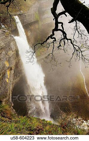 Gujuli waterfall.? lava, Euskadi, Spain View Large Photo Image Stock Image - Gujuli waterfall.? lava, Euskadi, Spain. Fotosearch