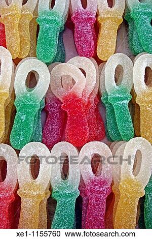 Gummy pacifiers, jellybeans. View Large Photo Image Stock Image - Gummy pacifiers, jellybeans.. Fotosearch