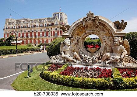 H? tel du Palais, Biarritz. Aquitaine, Pyrenees-Atlantiques, France View Large Photo Image Stock Photography - H? tel du Palais, Biarritz. Aquitaine, Pyrenees-Atlantiques, France. Fotosearch