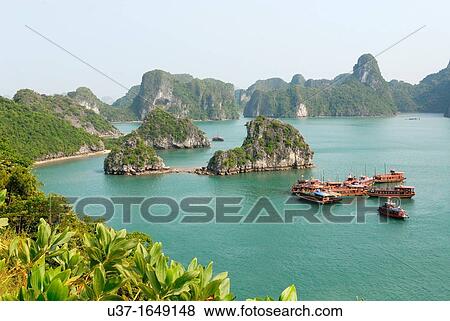Ha Long Bay, Vietnam View Large Photo Image Stock Photo - Ha Long Bay, Vietnam. Fotosearch
