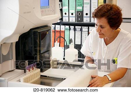 Haematology, blood cell analyzer. Hospital Universitario de Gran Canaria Doctor Negrin, Las Palmas de Gran Canaria. Canary Islands, Spain View Large Photo Image Stock Image - Haematology, blood cell analyzer. Hospital Universitario de Gran Canaria Doctor Negrin, Las Palmas de Gran Canaria. Canary Islands, Spain. Fotosearch