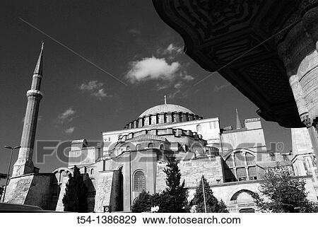 Hagia Sophia in Istanbul View Large Photo Image Stock Photo - Hagia Sophia in Istanbul. Fotosearch