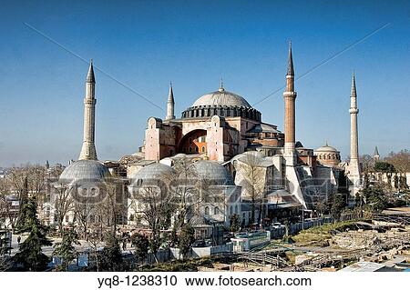 Hagia Sophia, Istanbul, Turkey View Large Photo Image Stock Image - Hagia Sophia, Istanbul, Turkey. Fotosearch
