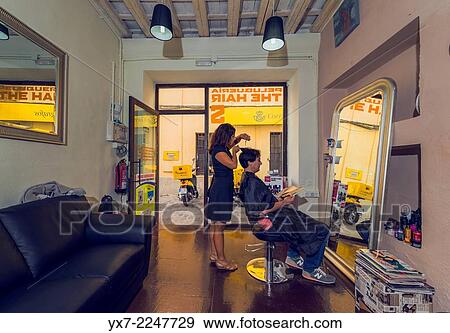 Stock Photo - Hairdresser.. Fotosearch