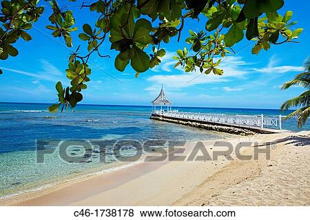 Half Moon beach, Montego Bay, Jamaica, West Indies, Caribbean, Central America. View Large Photo Image Stock Photo - Half Moon beach, Montego Bay, Jamaica, West Indies, Caribbean, Central America.. Fotosearch