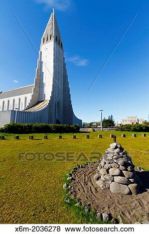 Hallgrimskirkja. Reykjavik, Iceland, Europe. View Large Photo Image Stock Photo - Hallgrimskirkja. Reykjavik, Iceland, Europe.. Fotosearch