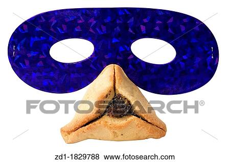 Hamantashen, traditional pastry and a party mask for the Jewish holiday of Purim View Large Photo Image Stock Photo - Hamantashen, traditional pastry and a party mask for the Jewish holiday of Purim. Fotosearch