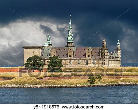 Hamlet Castle Kronborg, Helsingor municipality, Region Hovedstaden, island of Zealand, Denmark, Europe View Large Photo Image Stock Photograph - Hamlet Castle Kronborg, Helsingor municipality, Region Hovedstaden, island of Zealand, Denmark, Europe. Fotosearch
