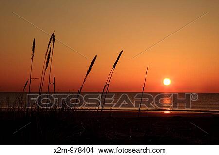 Picture - Hampton Beach, New Hampshire USA which is part of the New England seacoast. Fotosearch