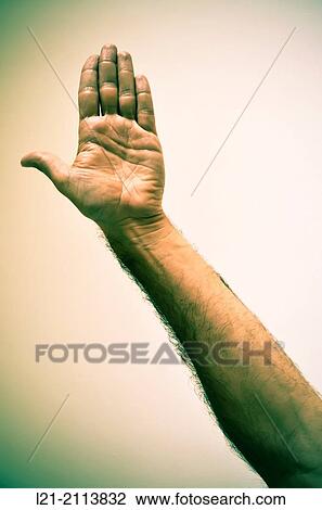 Hand male gesture. View Large Photo Image Stock Image - Hand male gesture.. Fotosearch