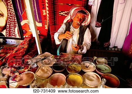 Stock Photo - Handicrafts, Petra. Jordan. Fotosearch