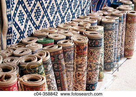 Handmade carpets. Jerba Island. Tunisia View Large Photo Image Stock Image - Handmade carpets. Jerba Island. Tunisia. Fotosearch