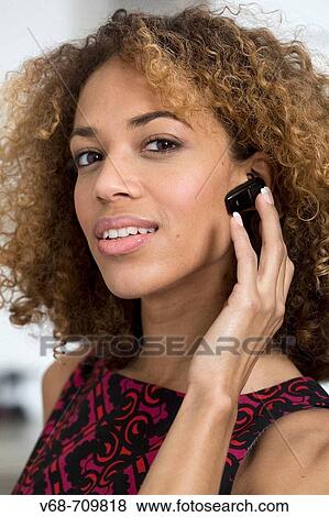 Stock Photo - Hands-free device. Fotosearch