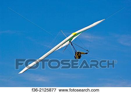 Hang glider at Table Bluff, Humboldt County, California. View Large Photo Image Stock Photo - Hang glider at Table Bluff, Humboldt County, California.. Fotosearch