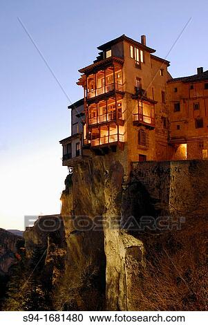 Hanged houses in Cuenca city, Castilla la Mancha, Spain View Large Photo Image Stock Image - Hanged houses in Cuenca city, Castilla la Mancha, Spain. Fotosearch