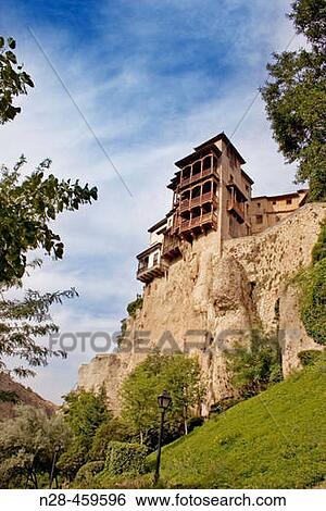 Hanging houses, Cuenca. Castilla-La Mancha, Spain View Large Photo Image Stock Photograph - Hanging houses, Cuenca. Castilla-La Mancha, Spain. Fotosearch