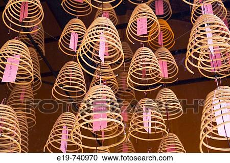 Hanging incense with prayer offerings hanging inside, Chinese Temple, Kuala Lumpur, Malaysia View Large Photo Image Stock Image - Hanging incense with prayer offerings hanging inside, Chinese Temple, Kuala Lumpur, Malaysia. Fotosearch