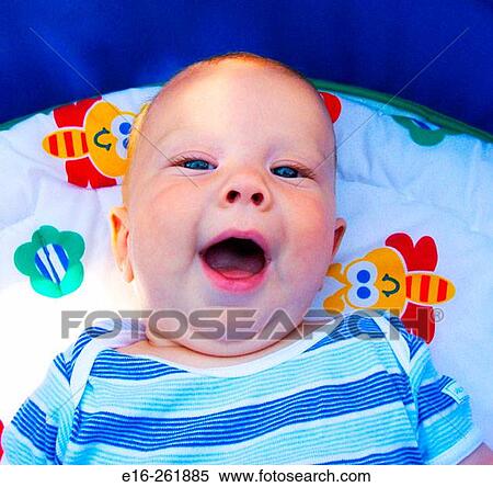 Happy baby View Large Photo Image Stock Photography - Happy baby. Fotosearch
