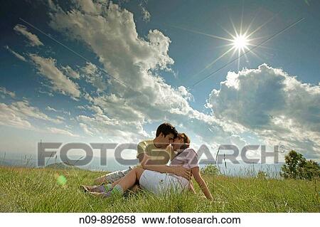 Happy Couple Camping View Large Photo Image Stock Photo - Happy Couple Camping. Fotosearch