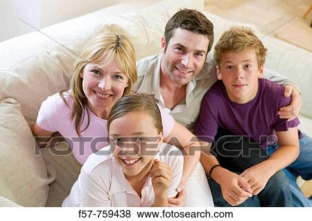 Happy family View Large Photo Image Stock Photo - Happy family. Fotosearch