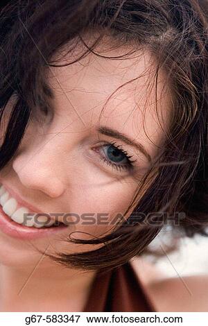 Happy girl Ella Close up head shot, Malibu, California, USA, May 2006 View Large Photo Image Stock Photo - Happy girl Ella Close up head shot, Malibu, California, USA, May 2006. Fotosearch