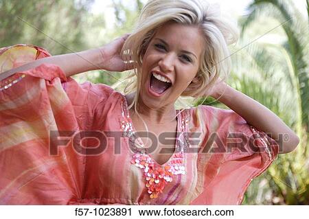 Happy woman View Large Photo Image Stock Image - Happy woman. Fotosearch