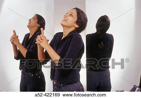 Stock Photo - Happy woman. Fotosearch