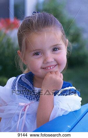 Picture - Happy young girl. Fotosearch
