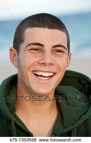 Stock Photo - Happy young man. Fotosearch