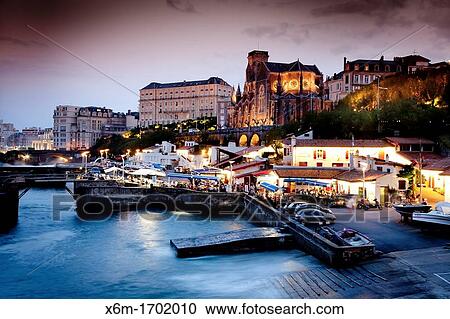 Harbour Biarritz Pyr? n? es-Atlantiques, France View Large Photo Image Stock Image - Harbour Biarritz Pyr? n? es-Atlantiques, France. Fotosearch