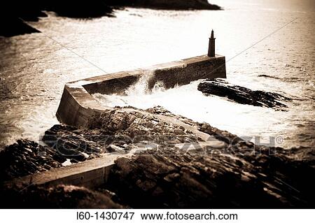 Harbour in Viavelez, Asturias, Spain View Large Photo Image Stock Photo - Harbour in Viavelez, Asturias, Spain. Fotosearch