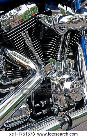 Stock Image - Harley Davidson motorcycle. Fotosearch