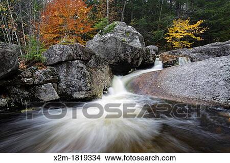 Harvard Brook in the White Mountains, New Hampshire USA during the atumn months View Large Photo Image Picture - Harvard Brook in the White Mountains, New Hampshire USA during the atumn months. Fotosearch