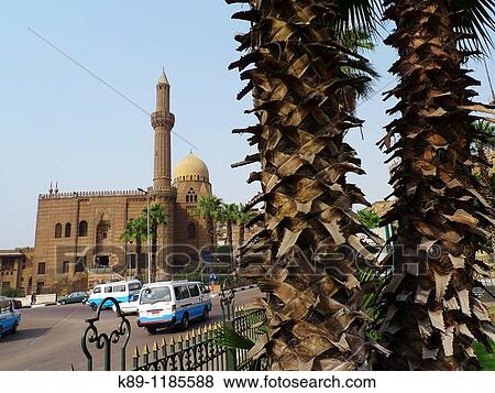 Stock Photo - Hassan mosque, Islamic Quarter, Cairo, Egypt. Fotosearch