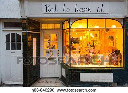 Hat Shop at Hay-on-Wye, Powys, Wales United Kingdom Europe View Large Photo Image Stock Image - Hat Shop at Hay-on-Wye, Powys, Wales United Kingdom Europe. Fotosearch