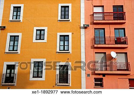 Stock Photo - Hauses, Palafrugell, Catalonia, Spain. Fotosearch