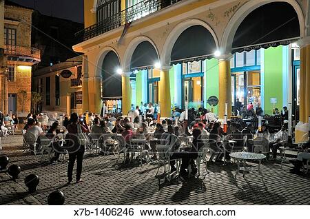 Havana Cuba Habana Vieja / Old Havana Restaurant & Beer hall Factoria on Plaza Vieja View Large Photo Image Stock Photograph - Havana Cuba Habana Vieja / Old Havana Restaurant & Beer hall Factoria on Plaza Vieja. Fotosearch