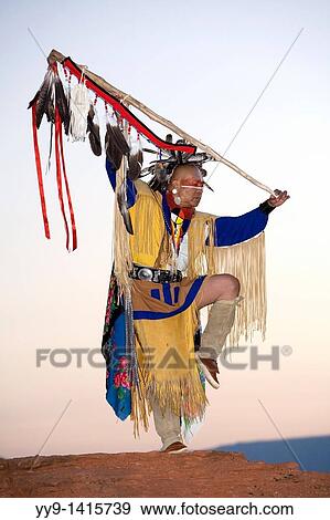 Stock Photo - Havasupai medicine man - Sedona, Arizona. Fotosearch