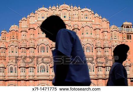 Stock Photography - Hawa Mahal Palace of Winds Jaipur Rajasthan, India. Fotosearch
