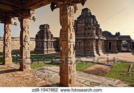 hazararama temple in hampi. india. View Large Photo Image Stock Image - hazararama temple in hampi. india.. Fotosearch