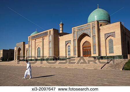 Hazrati Imom Mosque, Hazrati Imom Complex, Hazrati Imom Square, Tashkent, Uzbekistan. View Large Photo Image Stock Photo - Hazrati Imom Mosque, Hazrati Imom Complex, Hazrati Imom Square, Tashkent, Uzbekistan.. Fotosearch