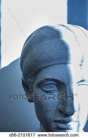 head of a statue, copy of an original piece of greek art used as a model in a school art. View Large Photo Image Stock Photo - head of a statue, copy of an original piece of greek art used as a model in a school art.. Fotosearch