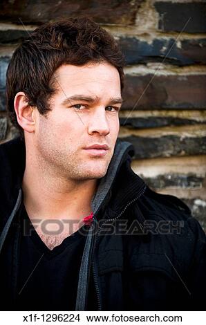Head & shoulders portrait 20 - 30 year old young male caucasian man, UK View Large Photo Image Picture - Head & shoulders portrait 20 - 30 year old young male caucasian man, UK. Fotosearch