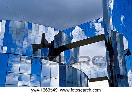 Stock Photo - Headquarters of the Attorney General building by Oscar Niemeyer, Brasilia, Brazil. Fotosearch
