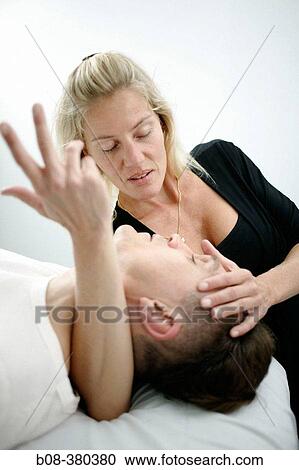 Stock Image - Healing therapy.. Fotosearch